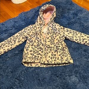 Carter's Leopard Print Raincoat with Hood